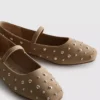 Studded mary janes