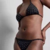 Studded rhinestone bikini bottoms