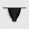 Studded rhinestone bikini bottoms