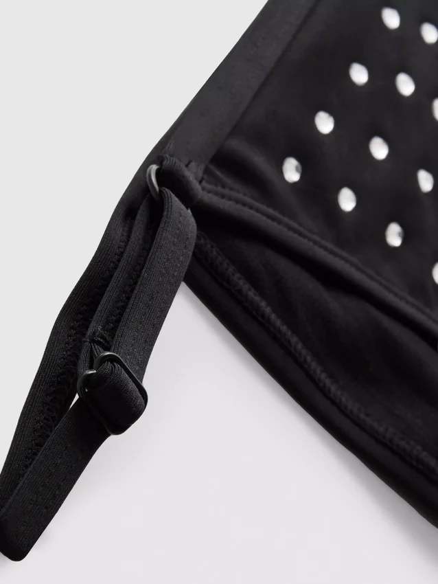 Studded rhinestone bikini bottoms