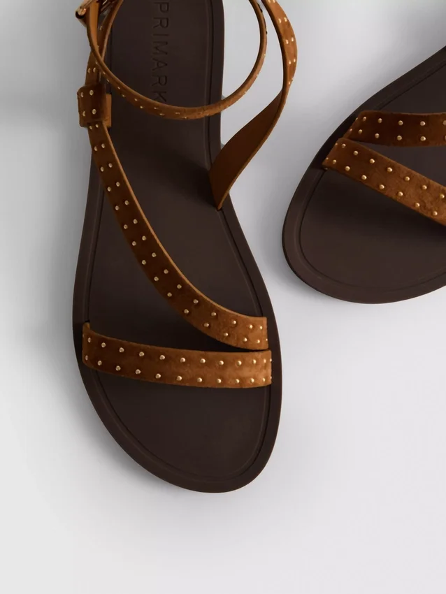 Studded strappy sandals