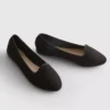 Suede ballet flats