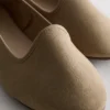 Suede ballet flats