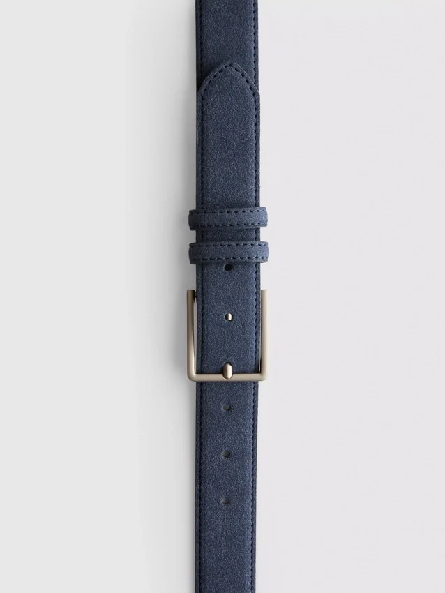 Suede belt