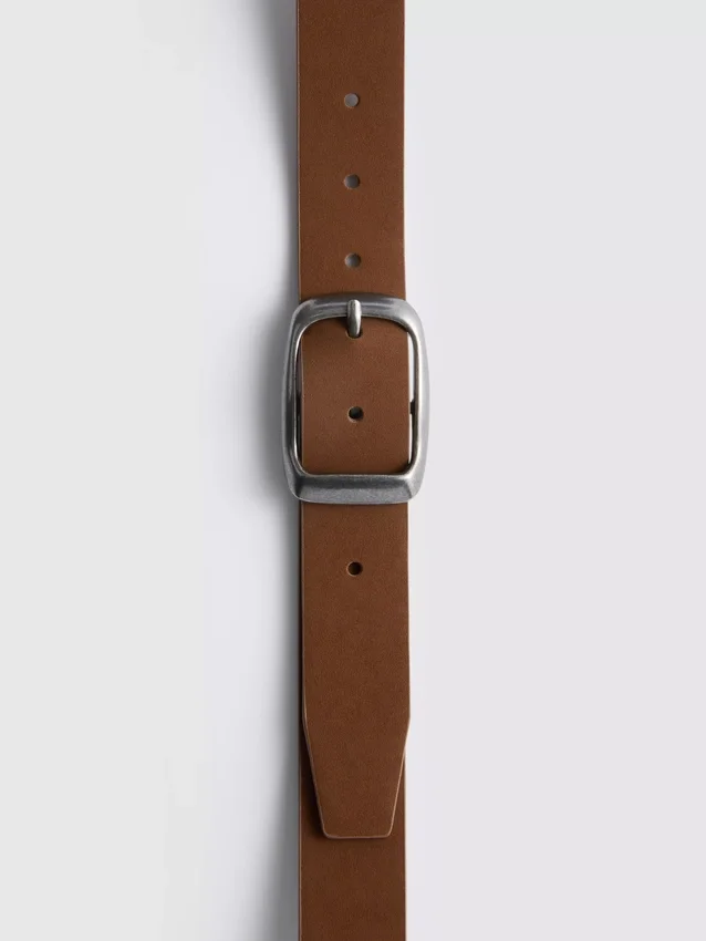 Suede belt