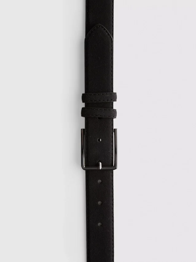 Suede belt