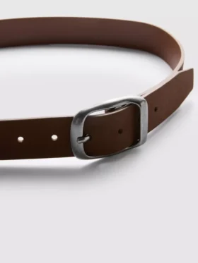 Suede belt