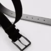 Suede belt
