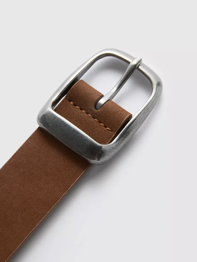 Suede belt
