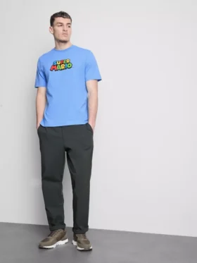 Super mario cotton graphic t-shirt