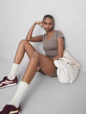 Super soft scoopneck crop top