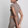Super soft scoopneck crop top