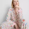 Sweet treat printed boyfriend pajamas