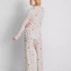 Sweet treat printed boyfriend pajamas