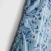 Sweetheart crinkle midi dress