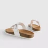 T-bar buckle mule sandals