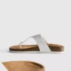 T-bar buckle mule sandals