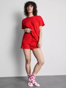 T-shirt and shorts pajamas