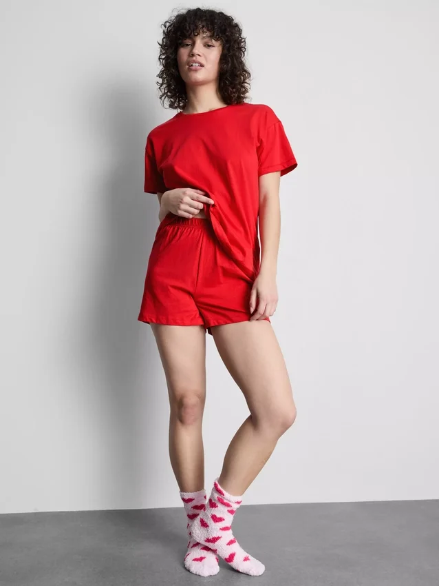T-shirt and shorts pajamas