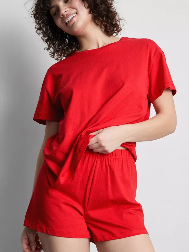 T-shirt and shorts pajamas