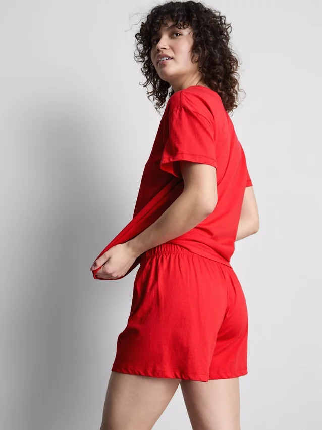 T-shirt and shorts pajamas