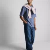 Textured boxy t-shirt