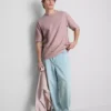 Textured boxy t-shirt