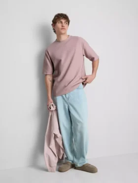 Textured boxy t-shirt