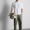 Textured boxy t-shirt