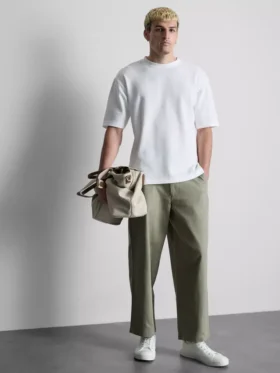Textured boxy t-shirt