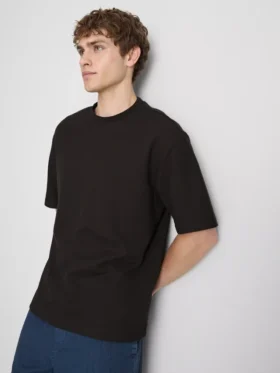 Textured boxy t-shirt
