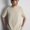 Textured boxy t-shirt