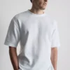 Textured boxy t-shirt