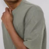 Textured boxy t-shirt
