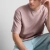 Textured boxy t-shirt