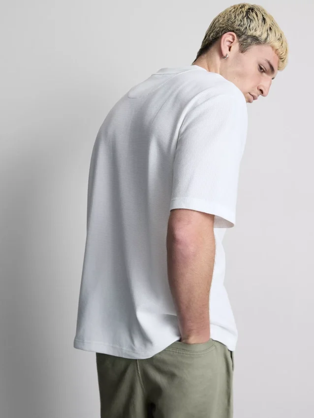 Textured boxy t-shirt