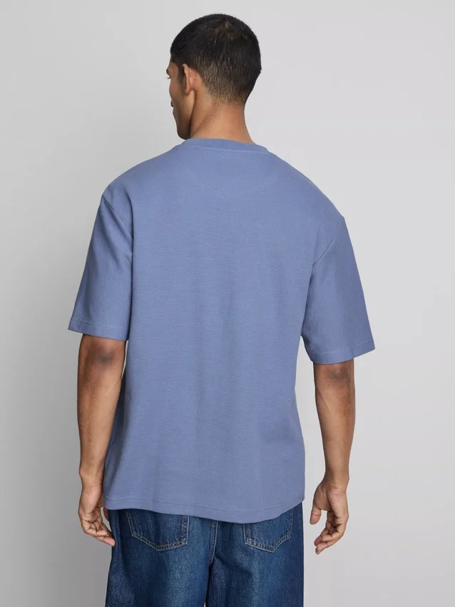Textured boxy t-shirt