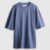 Textured boxy t-shirt