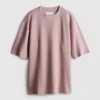 Textured boxy t-shirt