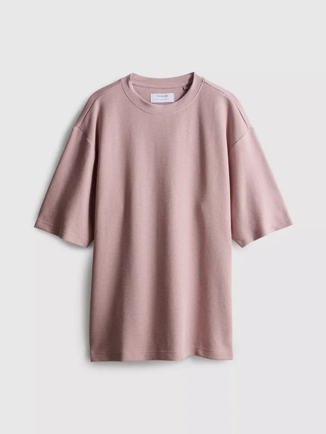 Textured boxy t-shirt