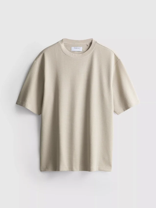 Textured boxy t-shirt