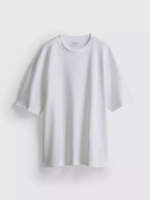 Textured boxy t-shirt