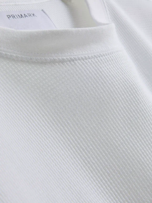 Textured boxy t-shirt
