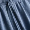 Textured drawstring pajama shorts