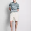 Textured drawstring shorts