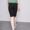 Textured drawstring shorts