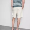 Textured drawstring shorts