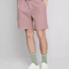 Textured drawstring shorts