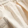 Textured drawstring shorts