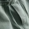 Textured drawstring shorts